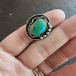 Silver and Turquoise Ring